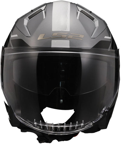 Ls2 jethelm of603 infinity ii veyron helmet infinity ii gray white gr. 3xl