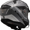 Casco jet ls2 “of603 infinity ii veyron” casco of603 infi. ii veyron 3xl gris bl blanco
