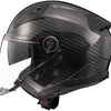 Ls2 jethelm of603 infinity ii carbon solid helmet infinity ii carbon black gr. m