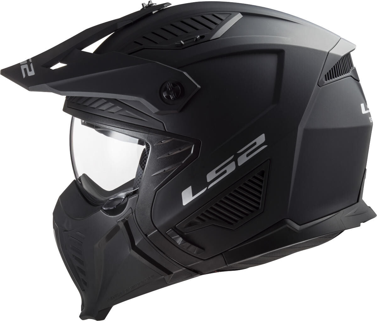 Casco modulare Ls2 of606 drifter solid casco of606 drifter solid s nero opaco