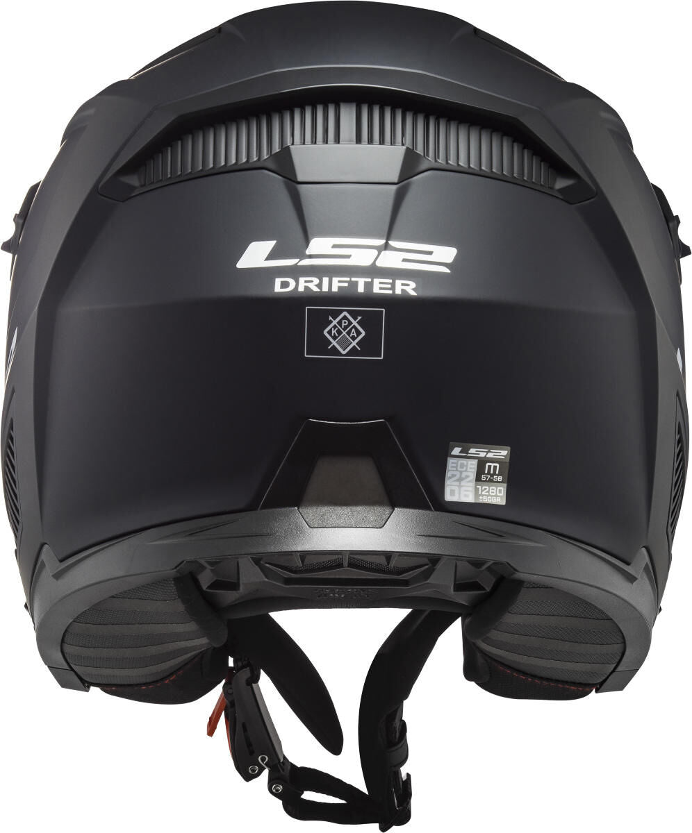 Casco modulare Ls2 of606 drifter solid casco of606 drifter solid s nero opaco