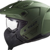 Ls2 modulaire helm of606 drifter solid helmet drifter green matt gr. s