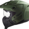 Casco modulare Ls2 of606 drifter solid casco of606 drifter solid xs verde opaco