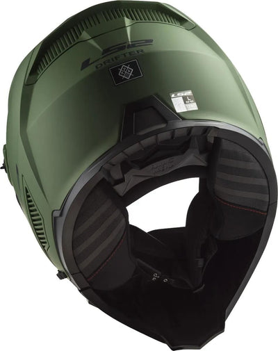 Ls2 modulaire helm of606 drifter solid helmet drifter green matt gr. xs