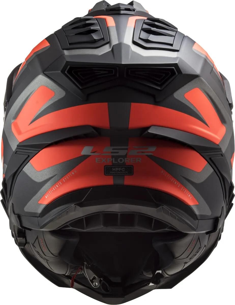 Casco enduro ls2 mx701 explorer alter, desmontable y lavable, almohadillas de rescate, cierre micrométrico, parte superior del casco desmontable, preparación para comunicación con el casco, pinlock 70 maxvision™. casco mx701 explorer alter xxl bl. o mate