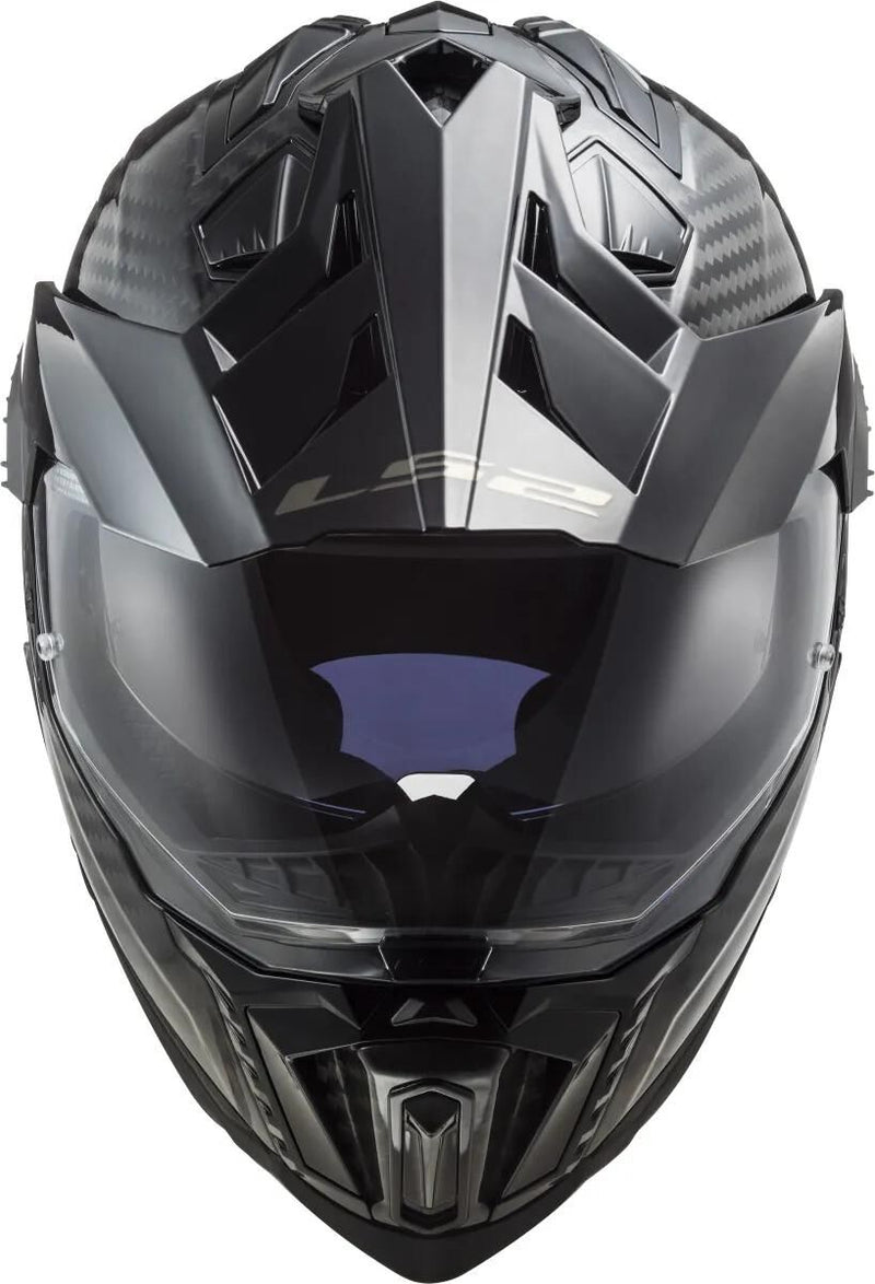 Ls2 endurohelm mx701 explorer carbon solid helmet explorer carbo black gr. l