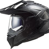 Casco enduro ls2 mx701 explorer carbon solid, material: carbono lacado, casco con doble cierre D mx701 exp.car. sólido xxl negro