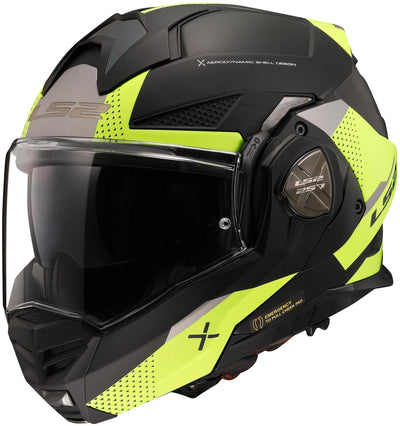 Ls2 flip-up helmet ff901 advant x oblivion helmet ff901 adv. x based on xl bl yellow
