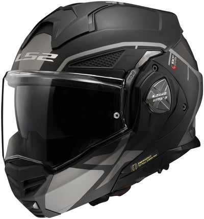 Casco apribile Ls2 ff901 advant x casco metryk ff901 adv. x metrico xl nero grigio