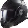 Ls2 opklaphelm ff901 advant x carbon solid helmet advant x carbo black gr. xs
