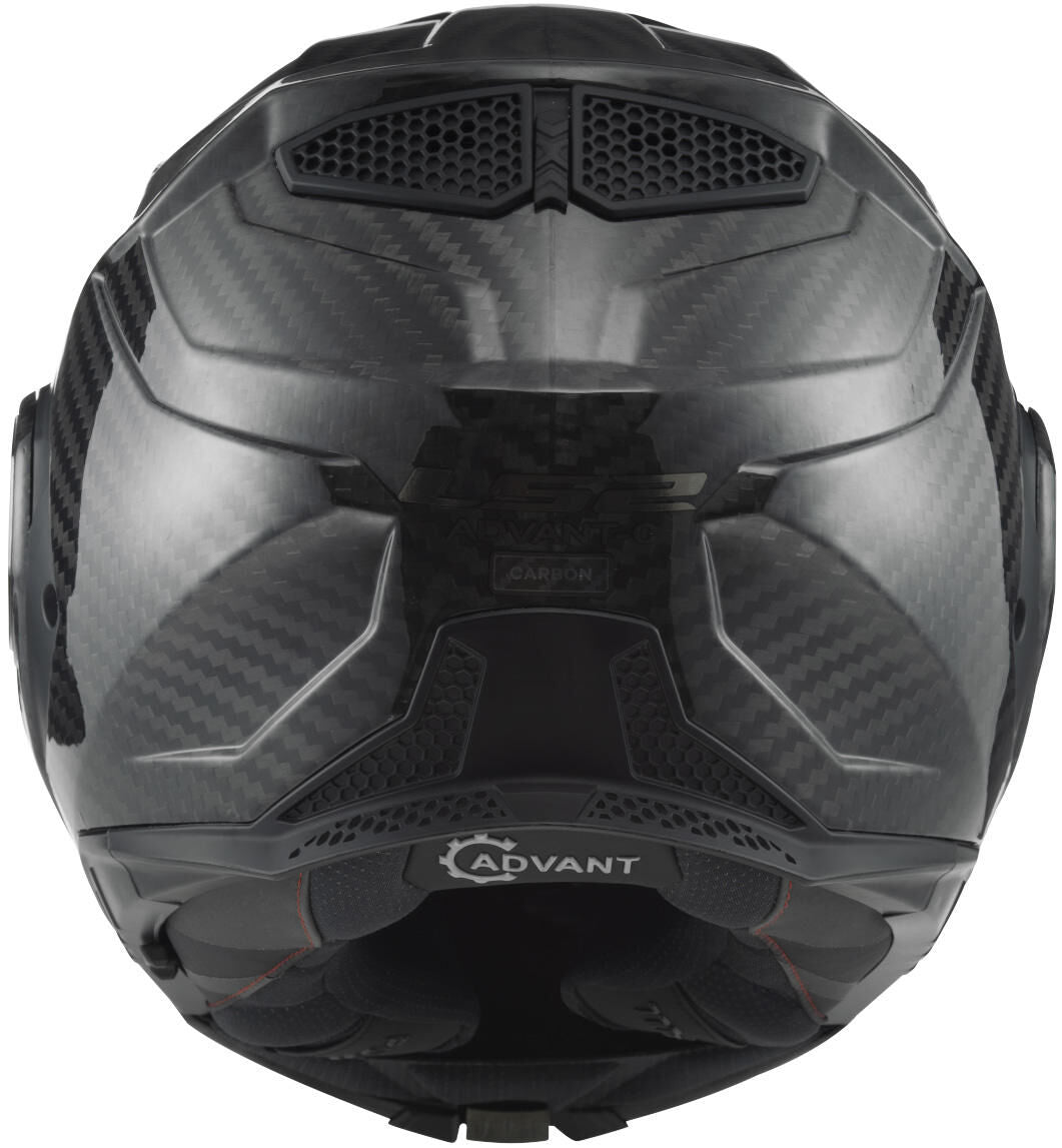 Casco apribile Ls2 ff901 advant x casco in carbonio solido ff901 adv. x carb.solido 3xl nero