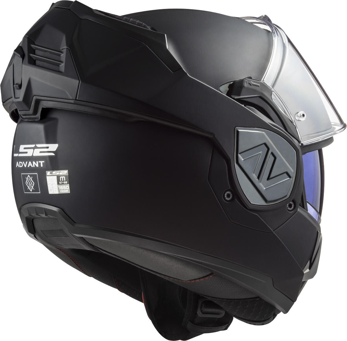 Ls2 opklaphelm ff906 advant solid helmet ff906 adv. solid 3xl black
