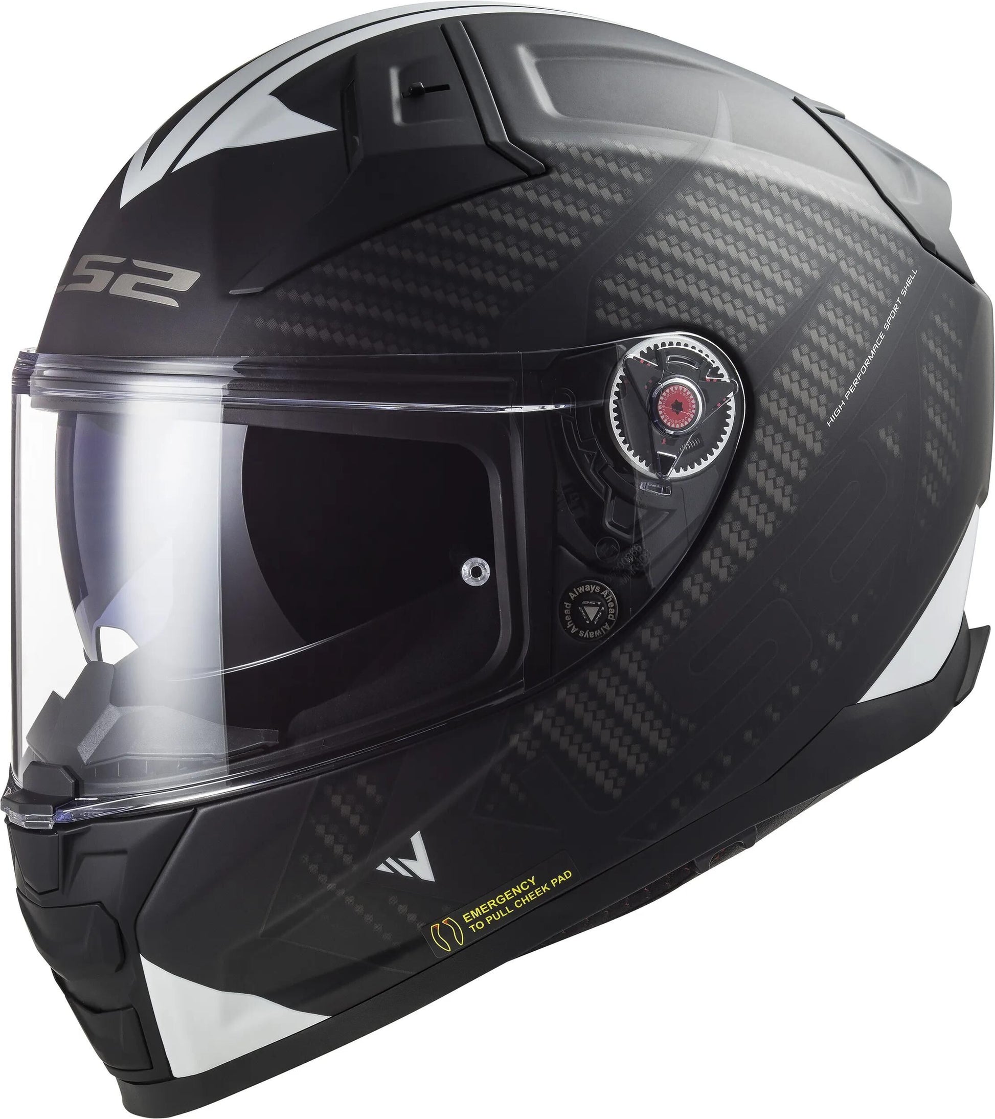 Casco integrale Ls2 ff811 vector ii casco splitter ff811 vect. ii spl. l bl bianco