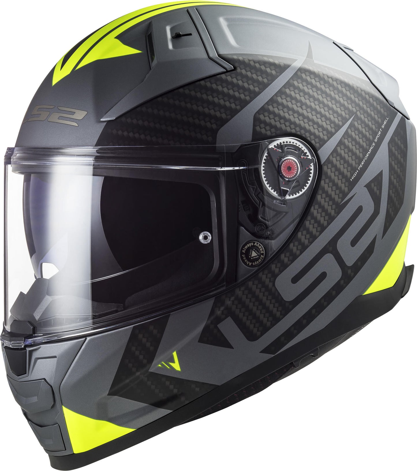 Casco integrale LS2 FF811 Vector II Splitter, casco FF811 Vect. II Spl. XXL Tit. Giallo