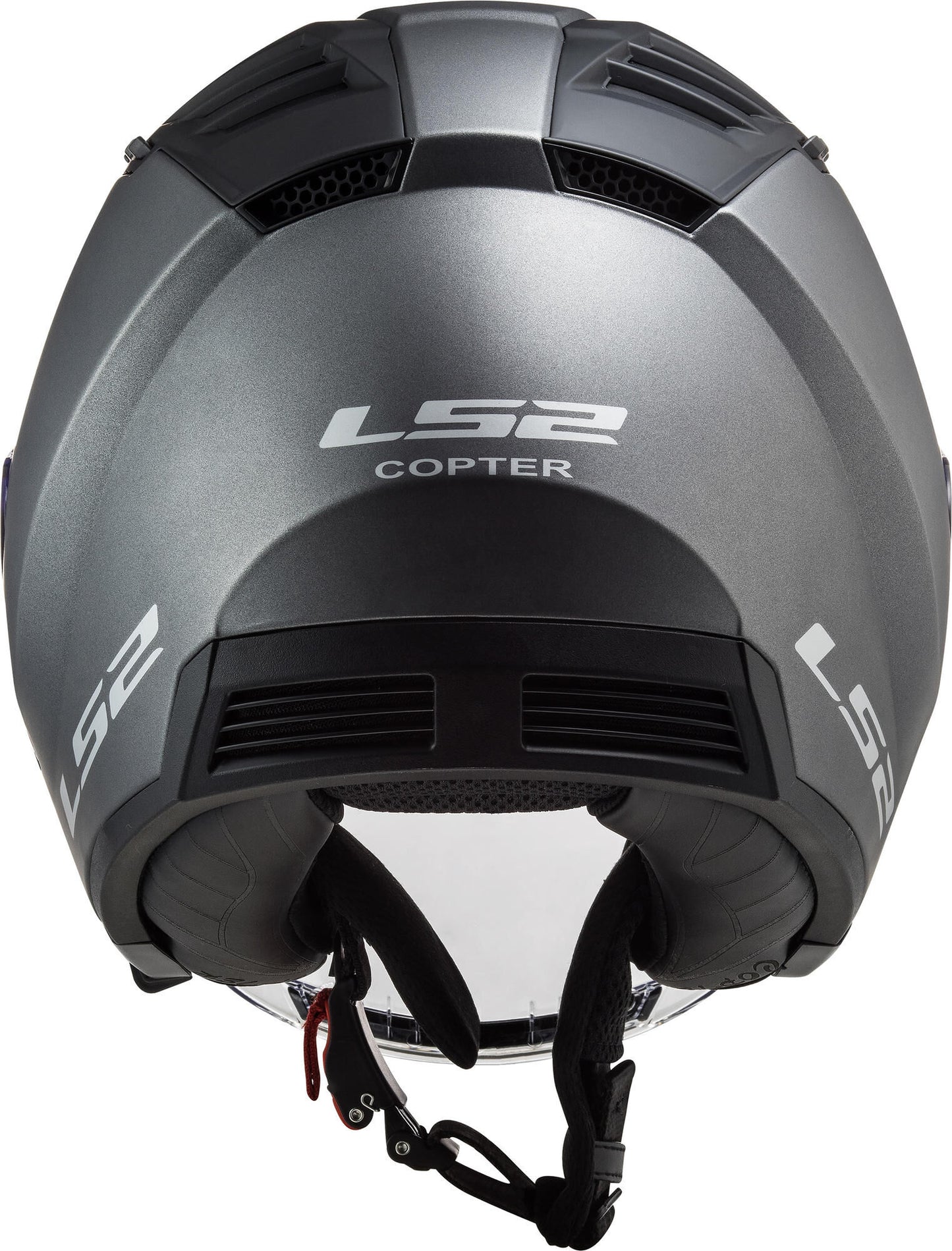 Ls2 casco jet solido copter ii de600 casco de600 copt. ii titanio sólido xl