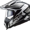 Ls2 endurohelm mx701 explorer alter helmet explorer age bw white matt gr. m