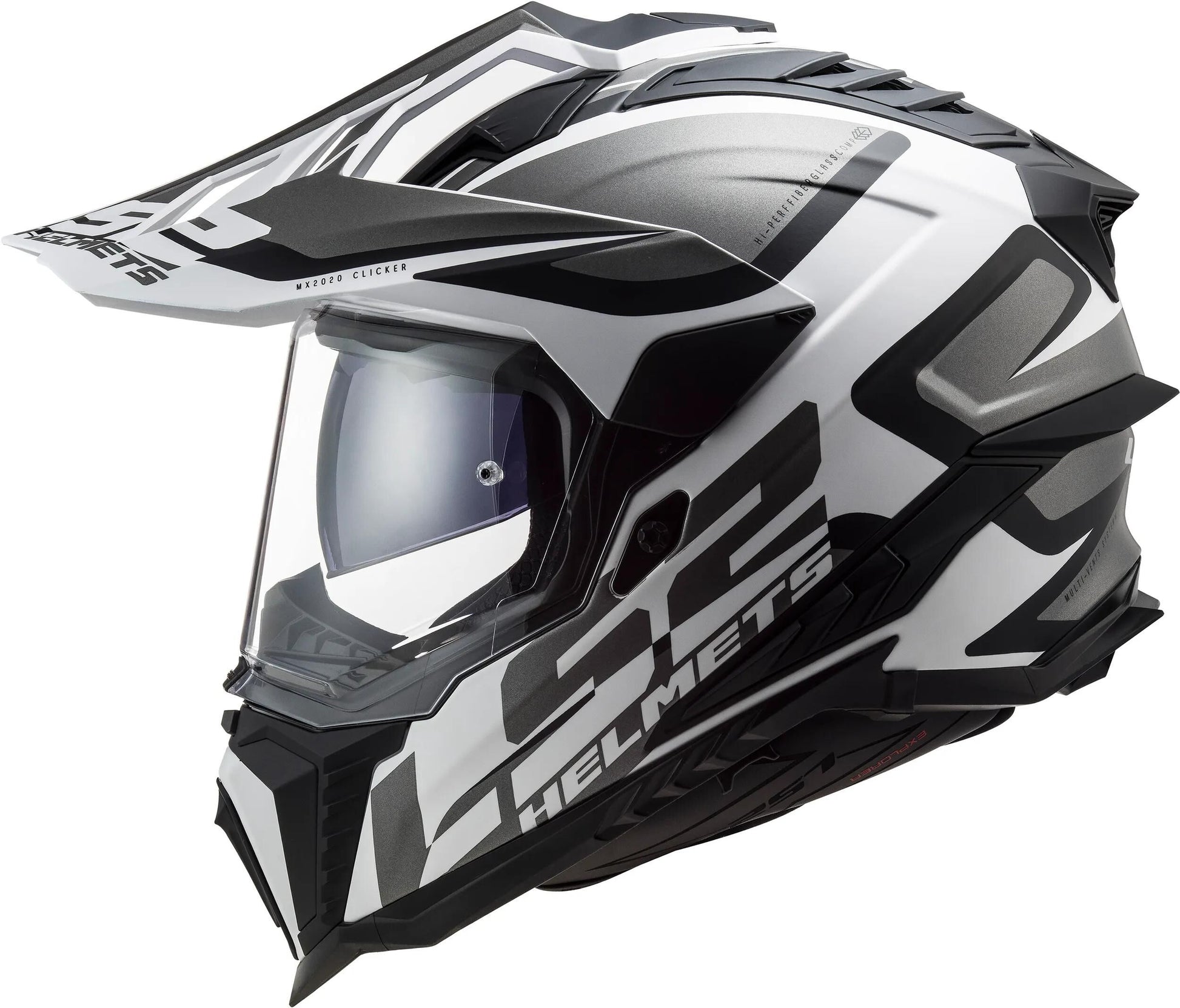 Ls2 endurohelm mx701 explorer alter helmet explorer age bw white matt gr. s