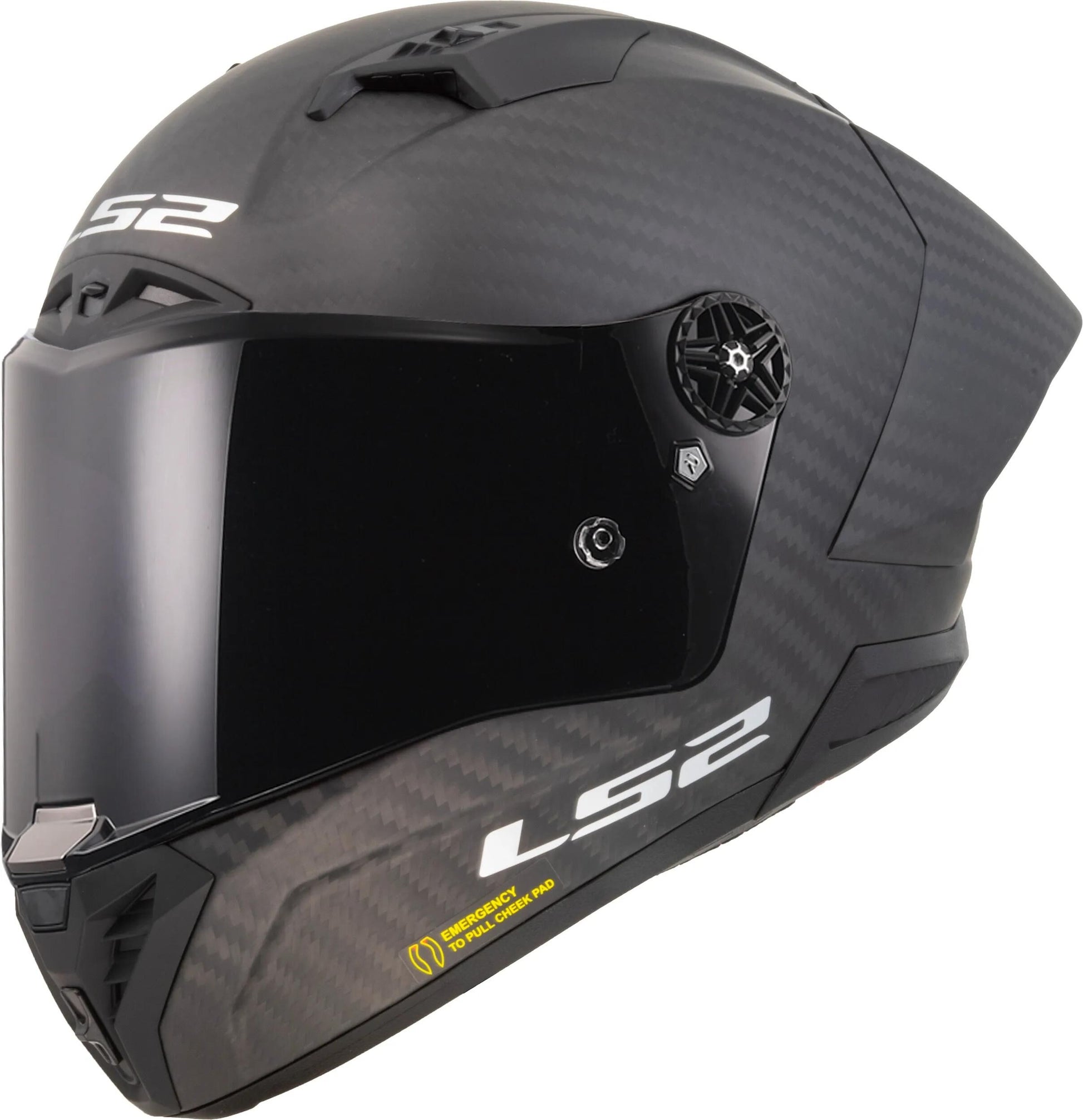 Casco integral ls2 “ff805 thunder carbon gp aero” casco ff805 th.ca.gp aero s car. negro mate