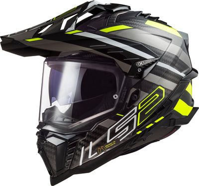 Ls2 endurohelm mx701 explorer carbon edge helmet explorer edge carbon sw ge ti gr. l