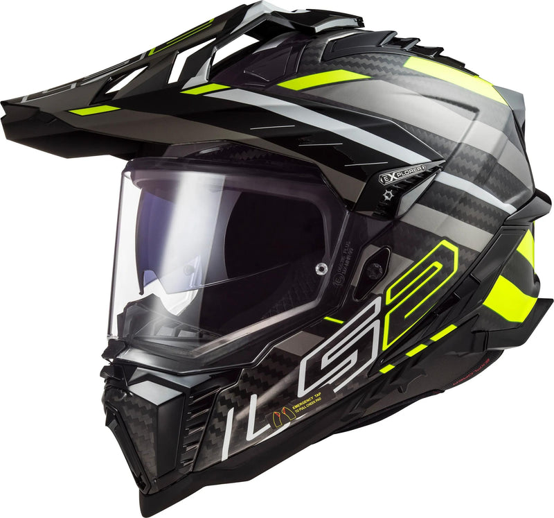 Casco enduro Ls2 mx701 explorer carbon edge. casco mx701 exp.auto. bordo l bl. già. titanio