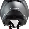 Ls2 jethelm of600 copter ii solid helmet copter ii soli titanium matt gr. l
