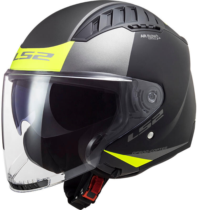 Ls2 de 600 casco jet copter ii urbane casco de 600 copt. ii urbane xl negro amarillo