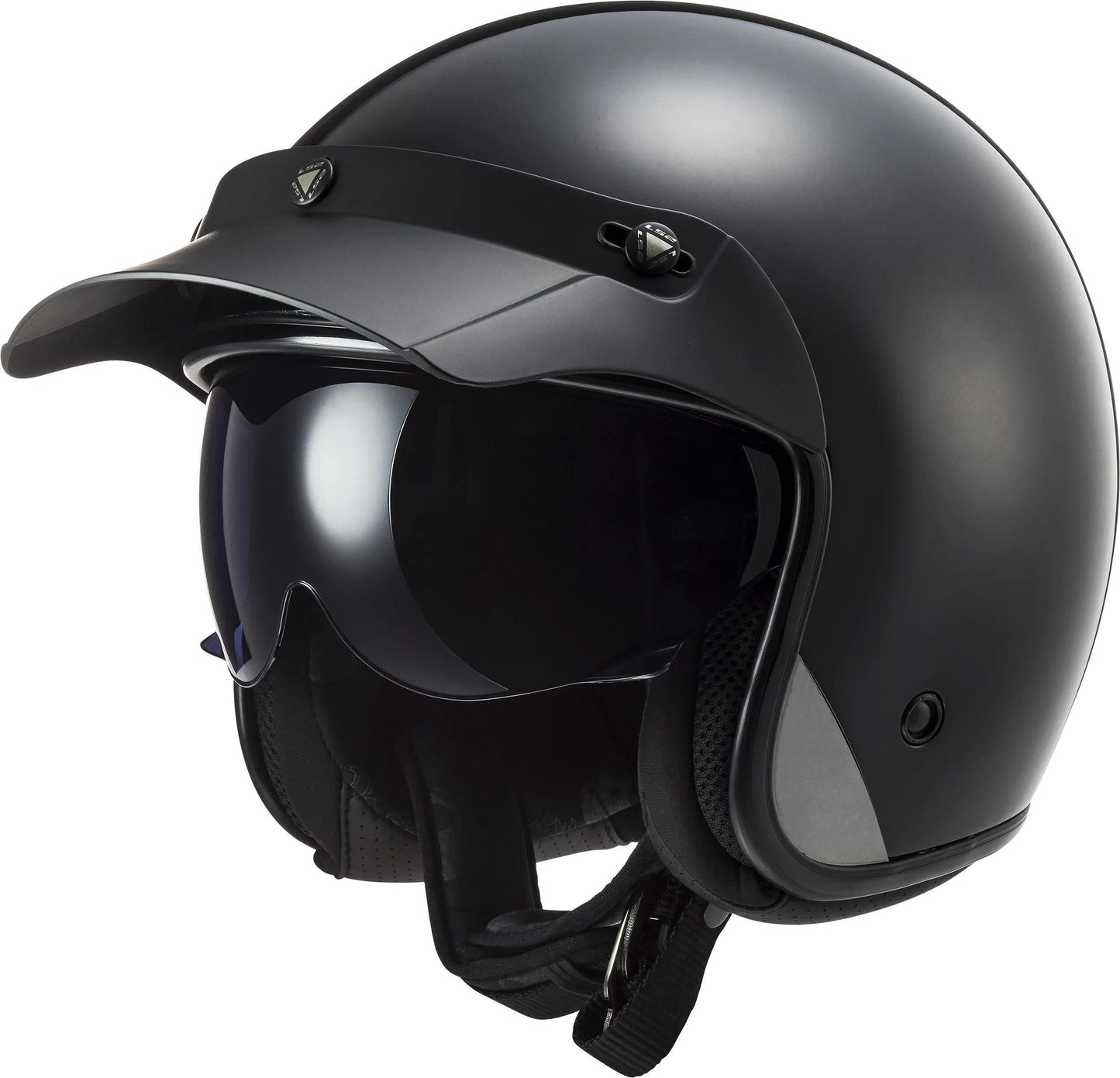 Casco jet Ls2 of601 bob ii solid casco of601 bob ii solid s nero opaco