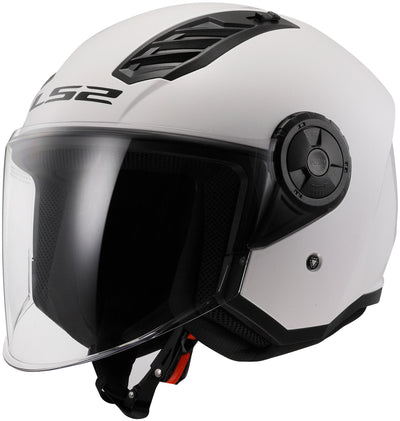Ls2 jethelm of616 airflow ii solid helmet airflow ii of6 solid white gr. l
