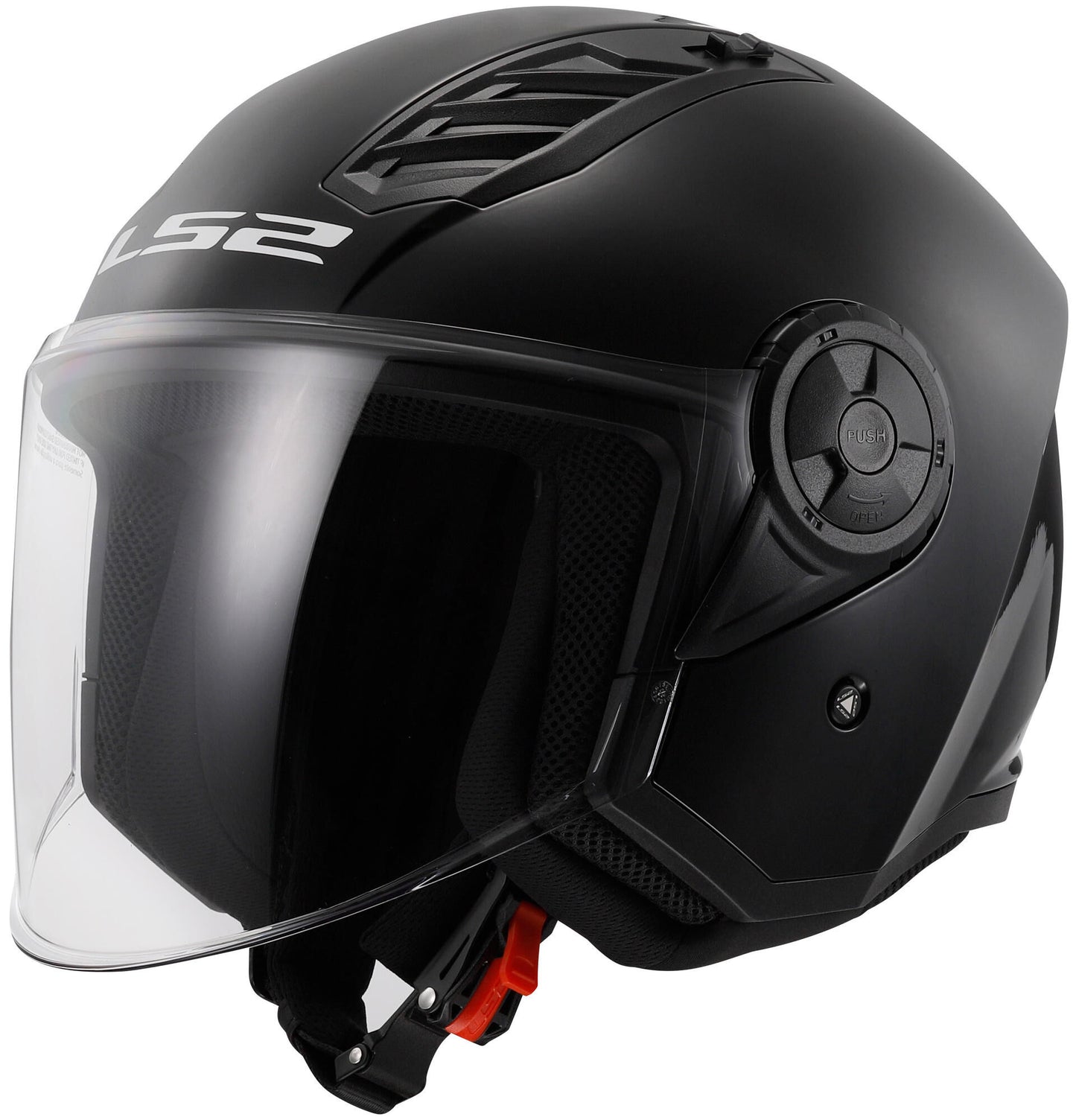 Ls2 jethelm of616 airflow ii solid helmet airflow ii of6 solid black gr. xl
