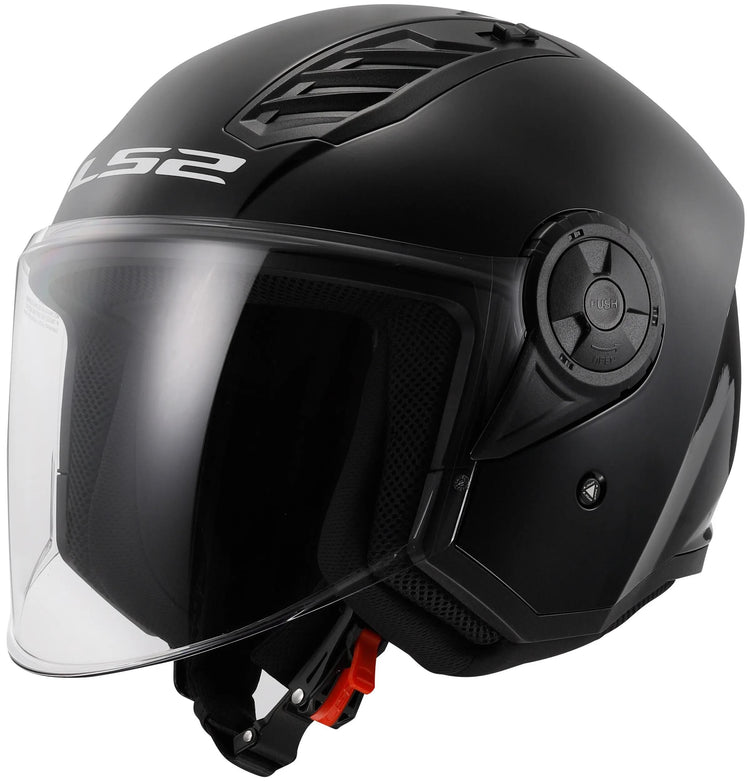 Casco jet Ls2 of616 airflow ii solid casco of616 airfl.ii solid xs nero opaco