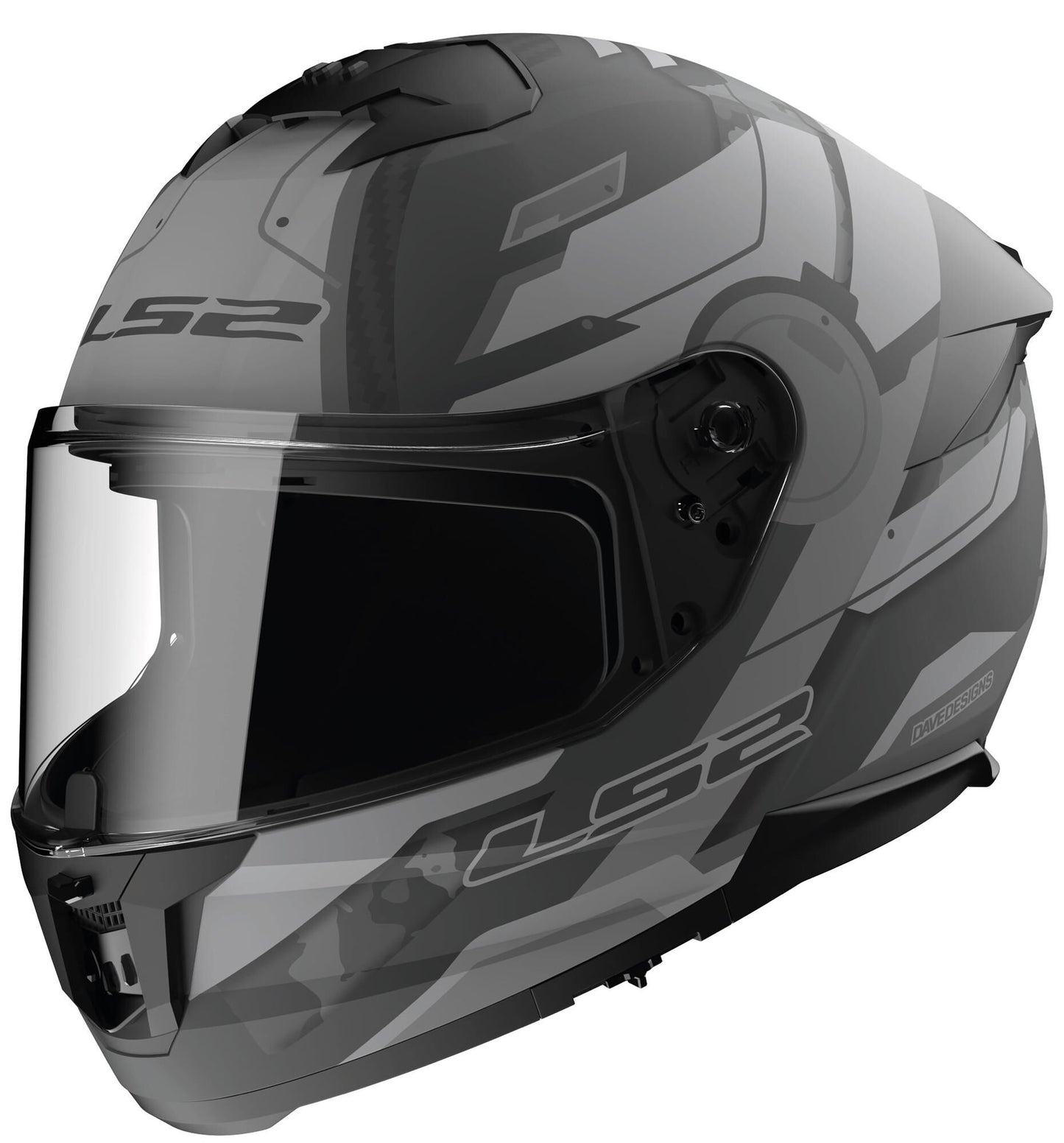 Ls2 integraalhelm ff808 stream ii shadow helmet ff808 stream i shadow m. gray gr. xxl