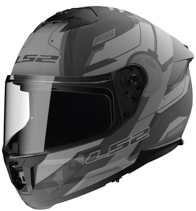 Casco integrale Ls2 ff808 stream ii shadow. casco ff808 stre.ii shadow xxl grigio opaco