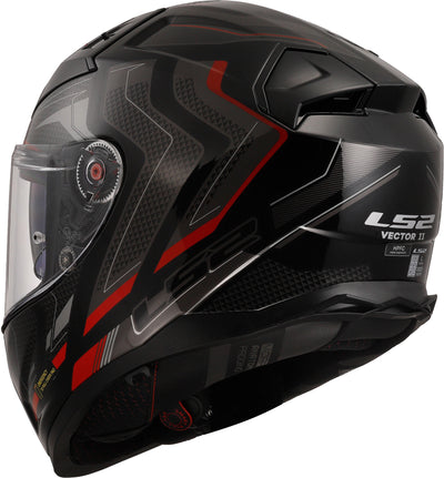 Ls2 integralhelm ff811 vector ii alizer helmet ff811 vector i alizer black red gr. l