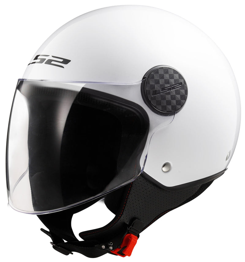 Casco jet ls2 de 558 esfera ii casco solido de 558 sph. ii sólido xl blanco