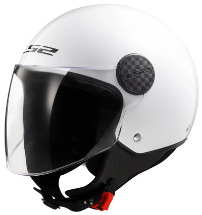 Casco jet ls2 de 558 esfera ii casco solido de 558 sph. ii sólido xxl blanco