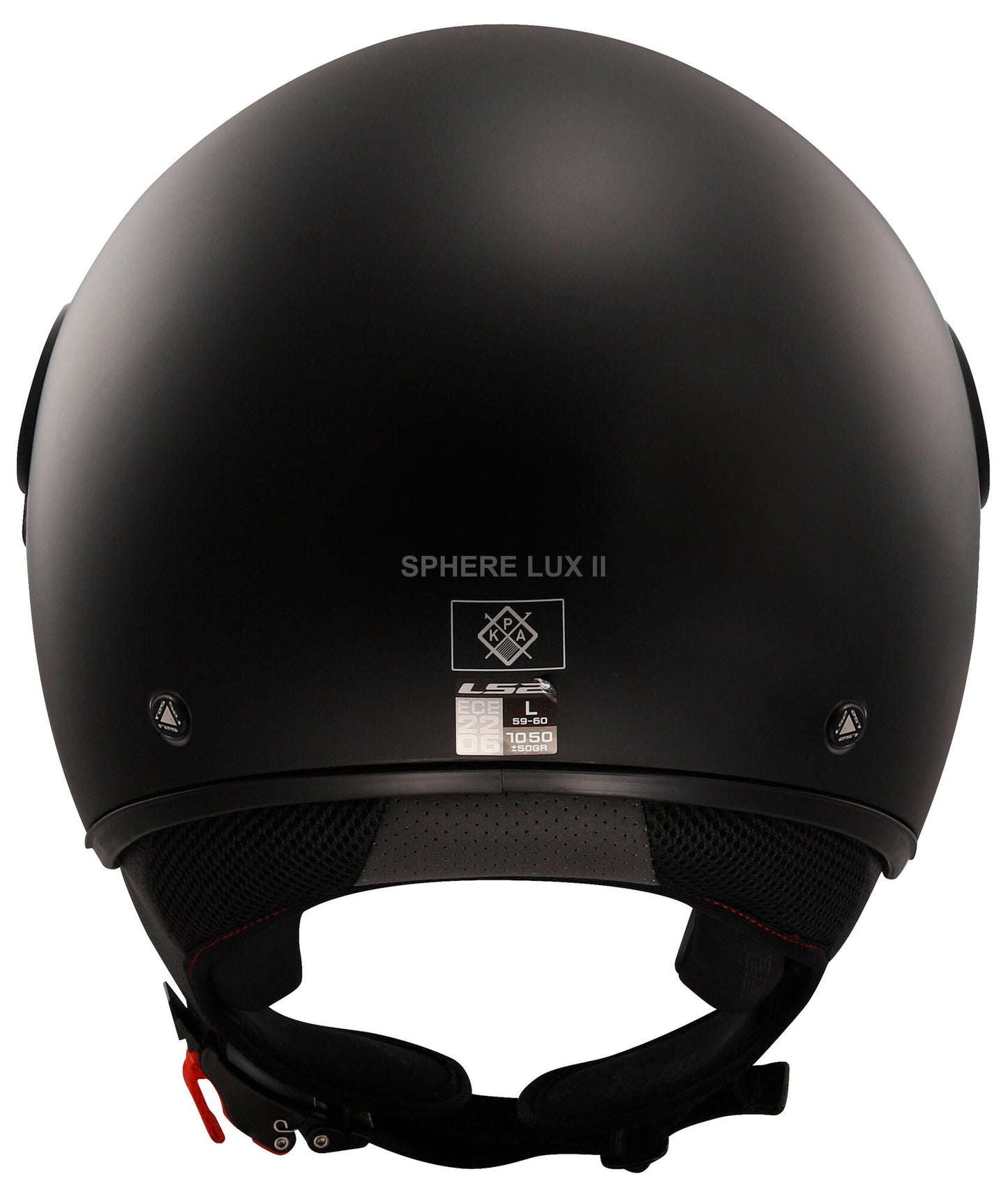 Casco jet Ls2 of558 sfera lux ii casco solid of558 sph. lux ii solid s nero opaco
