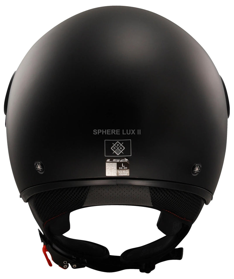 Casco jet ls2 de 558 esfera lux ii casco solido de 558 sph. lux ii solid xxl negro mate