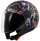 Ls2 jethelm of558 sphere lux ii bloom helmet of558 sphere lux ii bloom bl rs gr s
