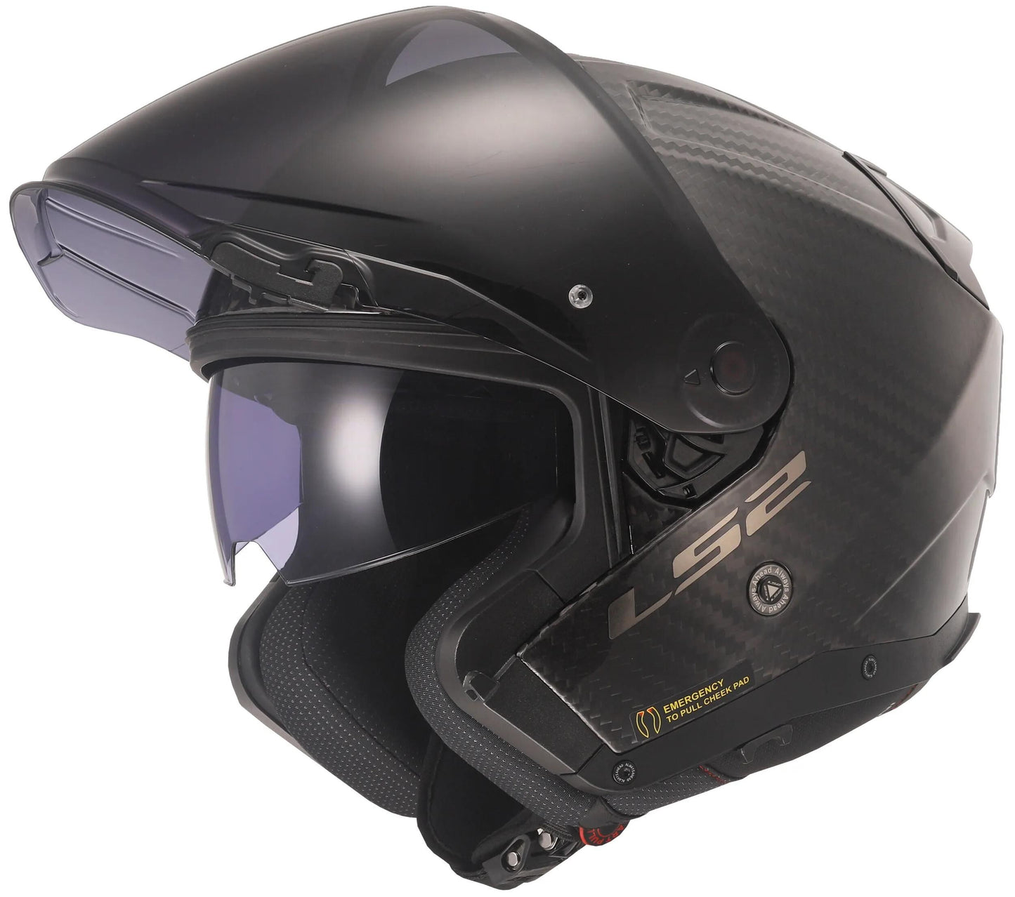 Casco jet ls2 of603 infinity ii carbon solid casco of603 infinity ii carbon mate gr. yo