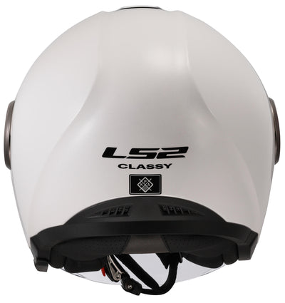 Ls2 jethelm of620 classy solid helmet of620 classy solid white gr. l