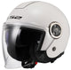 Ls2 jethelm of620 classy solid helmet of620 classy solid white gr. m