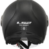 Ls2 jethelm of620 classy solid helmet of620 classy solid matt black gr. xl