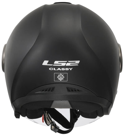 Ls2 of620 classy solid casco jet casco of620 classy solid m negro mate