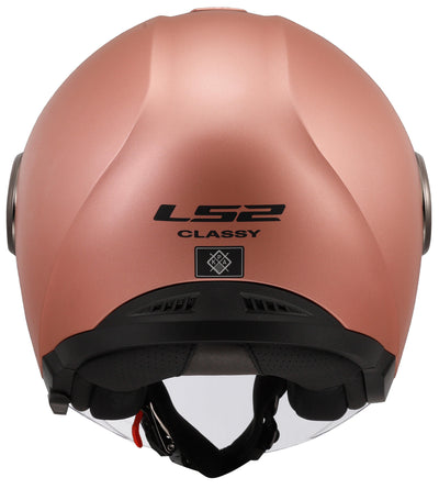 Casco jet Ls2 of620 classy solid casco of620 classy solid l rosa opaco