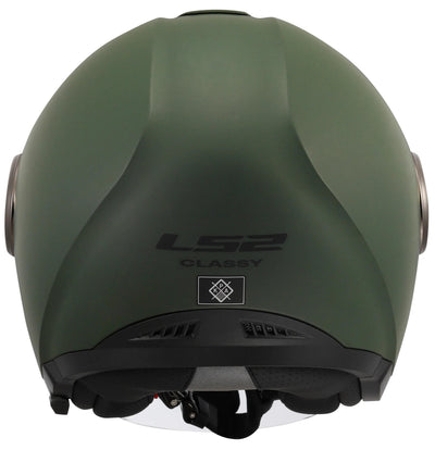 Ls2 of620 classy solid jet helmet helmet of620 classy solid m matt green