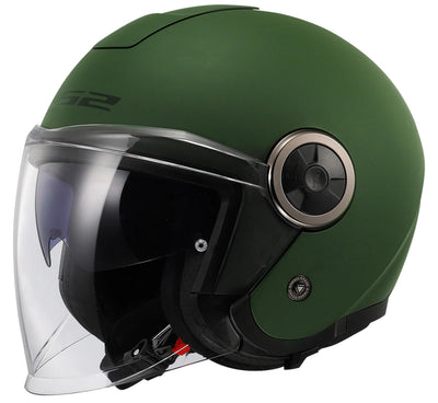 Casco jet ls2 of620 classy solid casco of620 classy solid xl verde mate