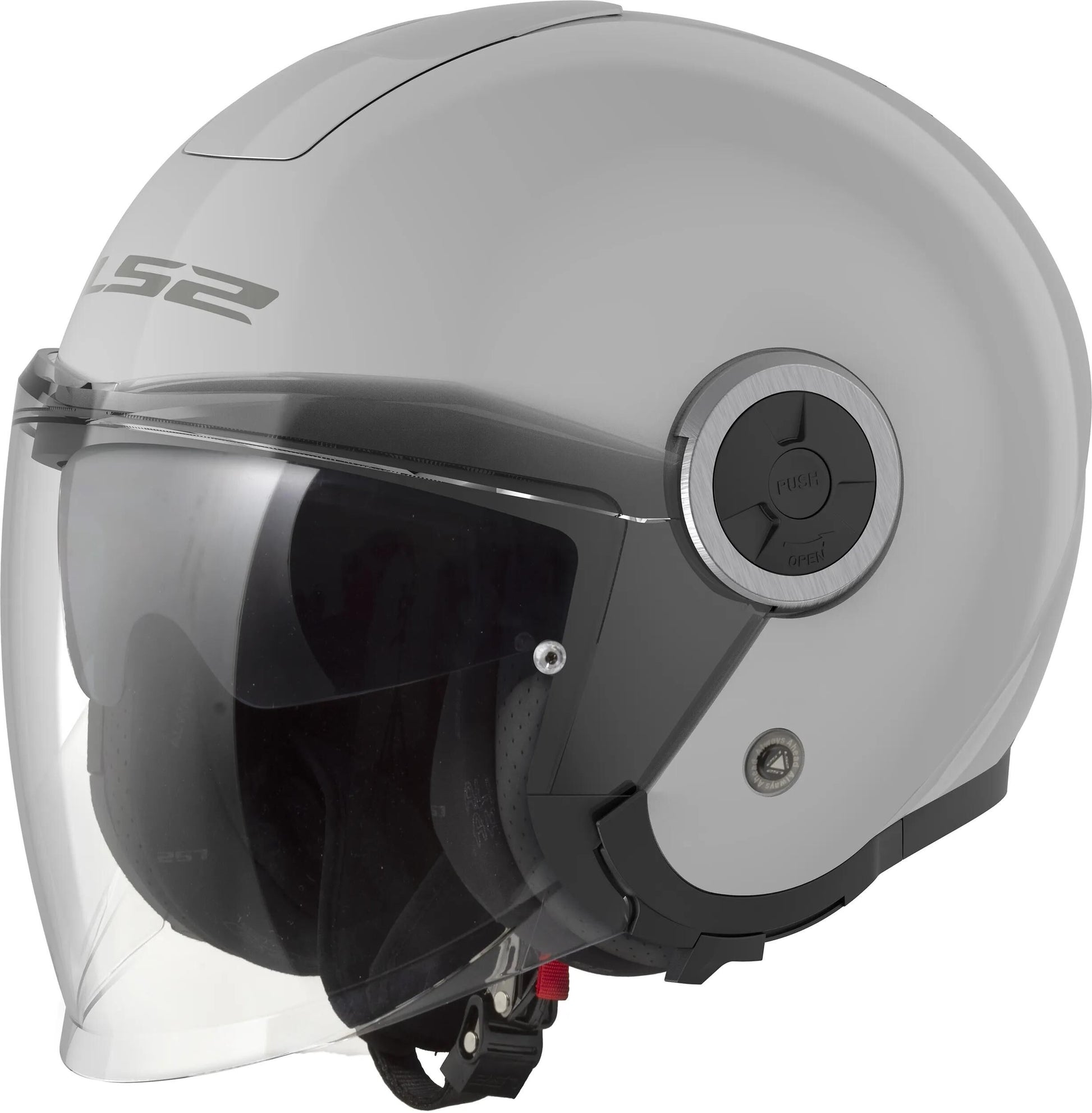 Ls2 jethelm of620 classy solid helmet of620 classy solid pearl gray gr. s