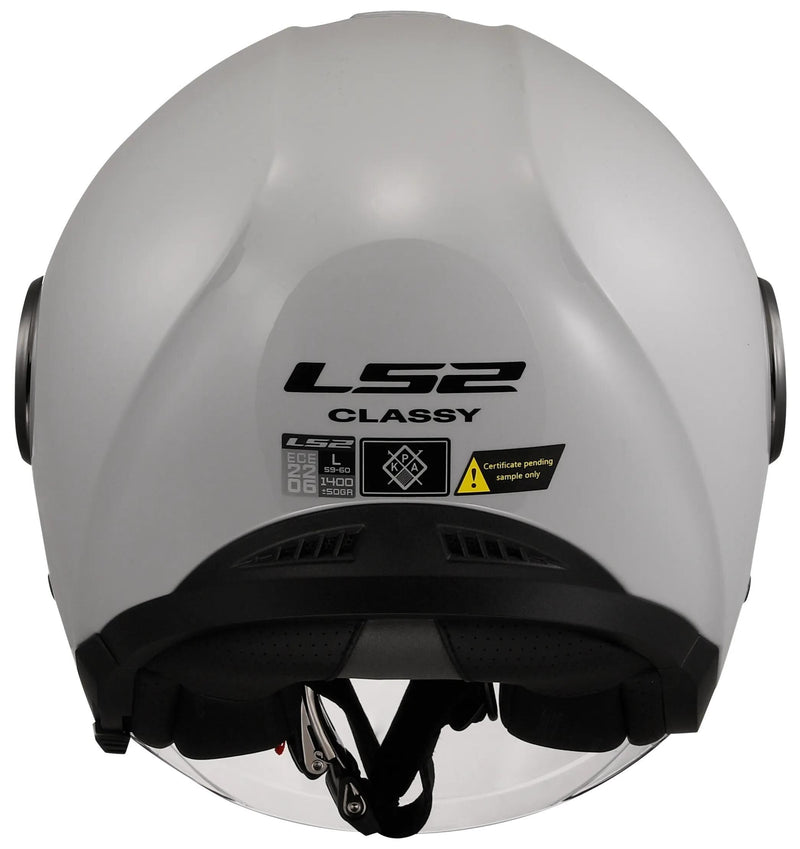 Ls2 jethelm of620 classy solid helmet of620 classy solid pearl gray gr. s