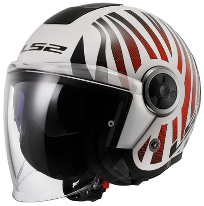 Ls2 jet helmet of620 classy cool helmet of620 classy cool s white