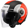Ls2 jethelm of620 classy disko helmet of620 classy disco bw rt ws gr. m